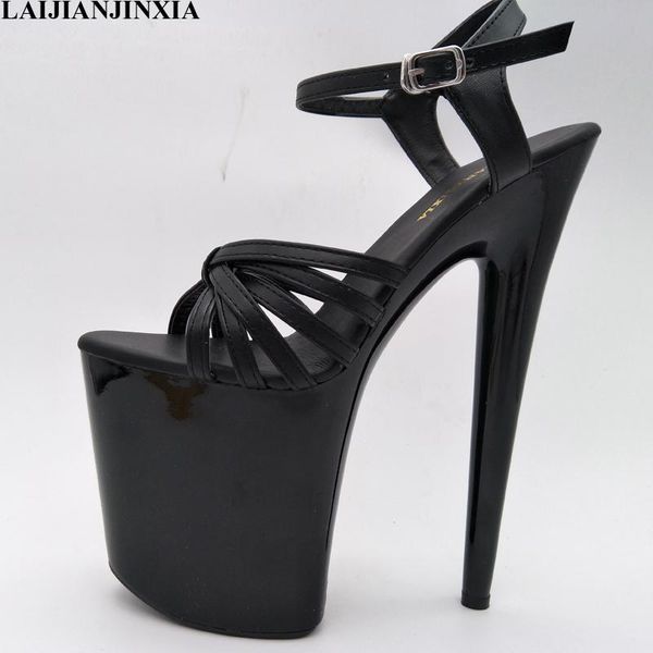 17cm high heels sandals ankle strap summer open toe fashion designer womens shoes 7cm platform, Black
17cm high heels sandals ankle strap summer open toe fashion designer womens shoes 7cm platform, Black