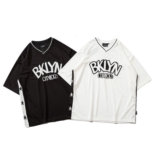 fashion t shirt impass guochao street brand short sleeve lovers baseball v-neck hip hop west jersey, White;black
fashion t shirt impass guochao street brand short sleeve lovers baseball v-neck hip hop west jersey, White;black