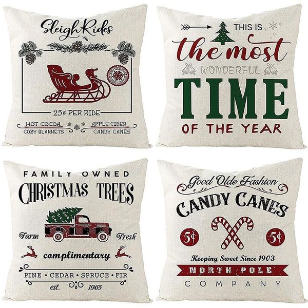 pillow case christmas covers 18x18 inch set of 4 farmhouse decorations throw cushion for home party sofa couch
pillow case christmas covers 18x18 inch set of 4 farmhouse decorations throw cushion for home party sofa couch