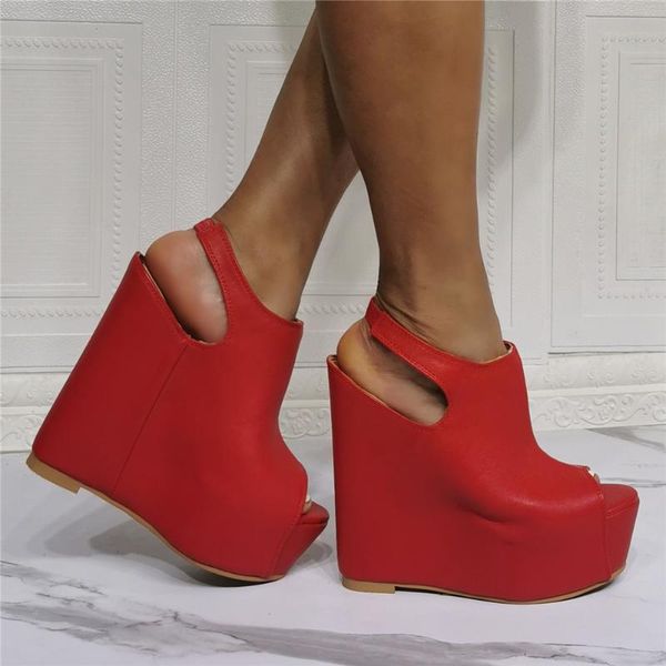 dress shoes gigifox brand design great quality red peep toe big size 47 slingback high heels elegant classic woman wedges sandals, Black
dress shoes gigifox brand design great quality red peep toe big size 47 slingback high heels elegant classic woman wedges sandals, Black