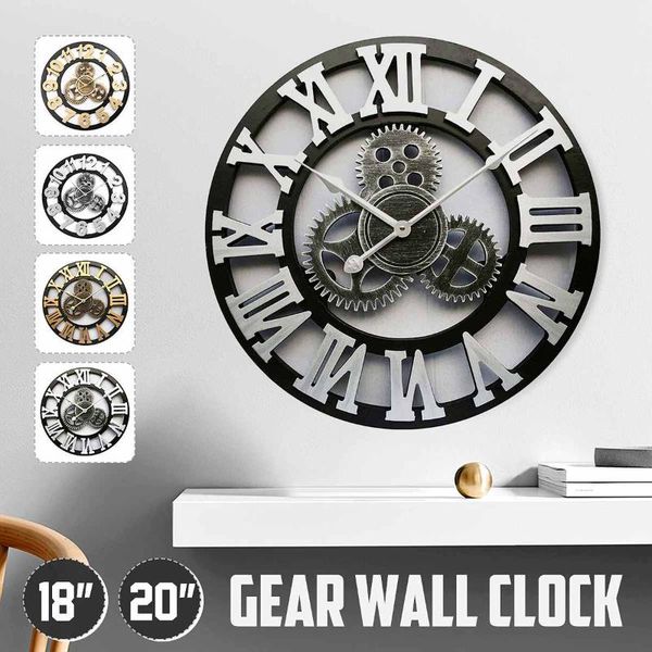 wall clocks 3d large clock vintage retro industrial gear wooden hanging for home living room decor watches decoration
wall clocks 3d large clock vintage retro industrial gear wooden hanging for home living room decor watches decoration
