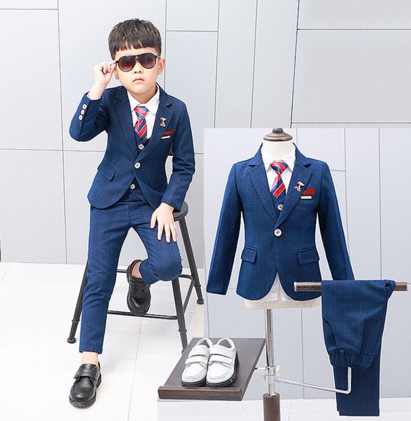 boys performance sets kids plaid lapel long sleeve blazers outwear+single breasted waistcost+stripe tie shirt+pants 4pces a6898, White
boys performance sets kids plaid lapel long sleeve blazers outwear+single breasted waistcost+stripe tie shirt+pants 4pces a6898, White