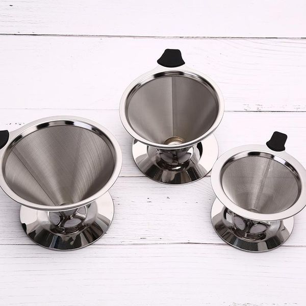 coffee filters 1pcs stainless steel pour over coffees dripper mesh double layer tea filter basket tools holder
coffee filters 1pcs stainless steel pour over coffees dripper mesh double layer tea filter basket tools holder