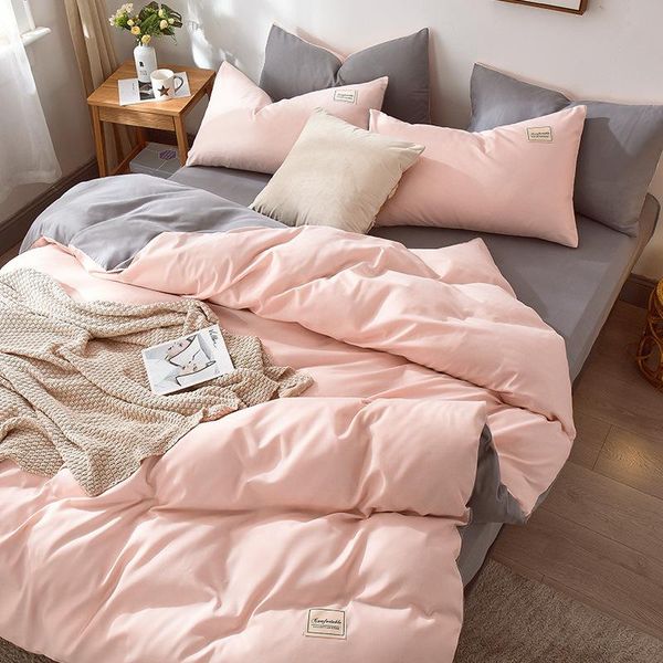 bedding sets 2021 solid color double bed linen, brushed, comfortable, washed cotton home textile, thick three-piece four-piece
bedding sets 2021 solid color double bed linen, brushed, comfortable, washed cotton home textile, thick three-piece four-piece