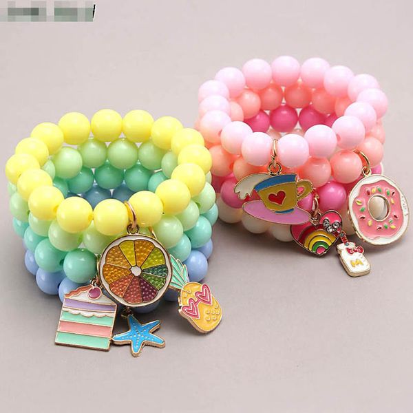 girls bracelet jewelry childrens accessories cute alloy pendant children's candy color gram beaded accessory b8003, Red;brown
girls bracelet jewelry childrens accessories cute alloy pendant children's candy color gram beaded accessory b8003, Red;brown