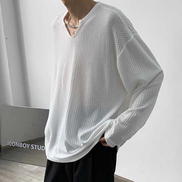 men's t-shirts sun protection breathable see through oversized t-shirt long sleeve v neck men clothing 2021 trend woman tee punk, White;black
men's t-shirts sun protection breathable see through oversized t-shirt long sleeve v neck men clothing 2021 trend woman tee punk, White;black