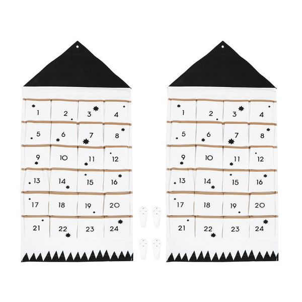 storage bags 2pcs xmas calendar multi-pockets hanging bag wall-mounted sundries organizer
storage bags 2pcs xmas calendar multi-pockets hanging bag wall-mounted sundries organizer