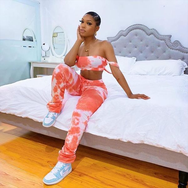 slip strap tie dye bodycon womenpant sets club fashion skinny 2 piece outfits crop and stacked pants set, White
slip strap tie dye bodycon womenpant sets club fashion skinny 2 piece outfits crop and stacked pants set, White