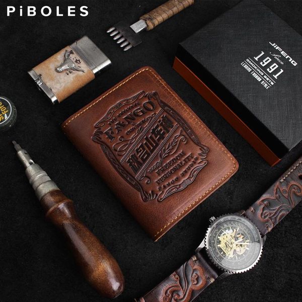 card holders vintage genuine leather men's wallet handmade slot case car auto documents driver license holder pouch printed fango, Brown;gray
card holders vintage genuine leather men's wallet handmade slot case car auto documents driver license holder pouch printed fango, Brown;gray