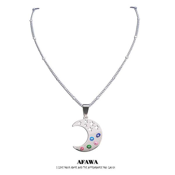 pendant necklaces stainless steel colorful turkey eyes moon star necklace women silver color islam chain jewelry ojo turco n5202s01
pendant necklaces stainless steel colorful turkey eyes moon star necklace women silver color islam chain jewelry ojo turco n5202s01