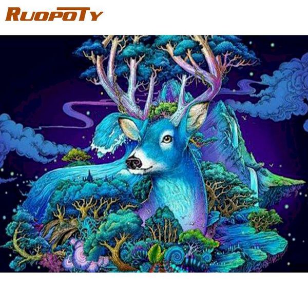 paintings ruopoty blue sika deer animal picture by number diy framed painting numbers coloring on canvas living room decor oil paints
paintings ruopoty blue sika deer animal picture by number diy framed painting numbers coloring on canvas living room decor oil paints