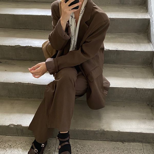 fashion vintage blazer pants suit ol elegant business wear blazers + high waist wide leg suits 2 piece set 210421, White
fashion vintage blazer pants suit ol elegant business wear blazers + high waist wide leg suits 2 piece set 210421, White