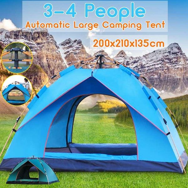 3-4 person fully automatic tent waterproof anti-uv popup outdoor family camping hiking fishing sunshade-sky blue/green tents and shelters
3-4 person fully automatic tent waterproof anti-uv popup outdoor family camping hiking fishing sunshade-sky blue/green tents and shelters