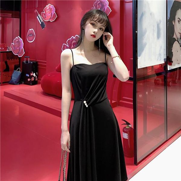 casual dresses coigarsam women dress summer spaghetti strap black 8108, Black;gray
casual dresses coigarsam women dress summer spaghetti strap black 8108, Black;gray