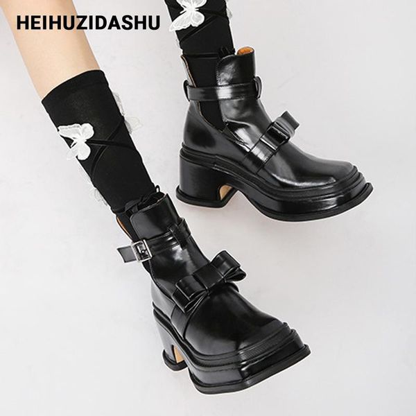 boots 2021 winter leather high heels women bow knot ankle for chunky heel platform square toe slim shoes, Black
boots 2021 winter leather high heels women bow knot ankle for chunky heel platform square toe slim shoes, Black