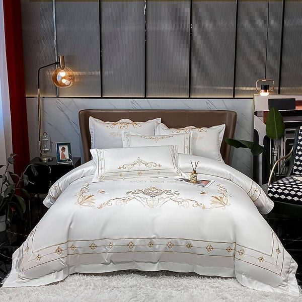 bedding sets luxury white red blue gray soft silky cotton set gold embroidery duvet cover flat/fitted sheet pillowcases home textiles
bedding sets luxury white red blue gray soft silky cotton set gold embroidery duvet cover flat/fitted sheet pillowcases home textiles