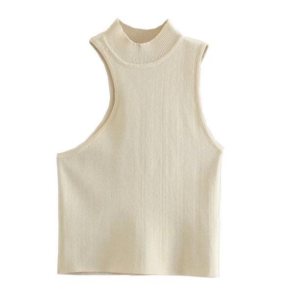 summer women asymmetric knitted short tank t shirt casual female stand collar slim crop t1511 210430, White
summer women asymmetric knitted short tank t shirt casual female stand collar slim crop t1511 210430, White