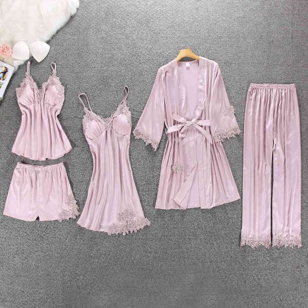 women's sleepwear lisacmvpnel 5 pcs with pad lace pajama set nightgown+cardigan+pant pijama for women 0a3e, Black;red
women's sleepwear lisacmvpnel 5 pcs with pad lace pajama set nightgown+cardigan+pant pijama for women 0a3e, Black;red