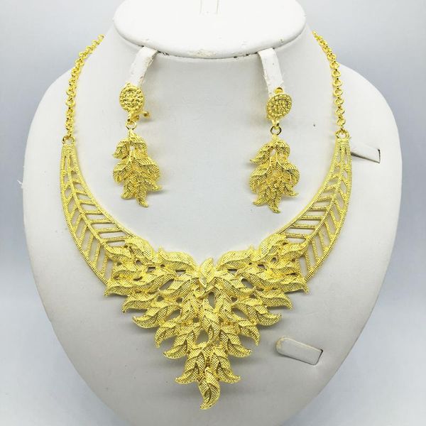 earrings & necklace wholesale dubai gold jewelry women's fashion boutique set wedding 24k design, Silver
earrings & necklace wholesale dubai gold jewelry women's fashion boutique set wedding 24k design, Silver
