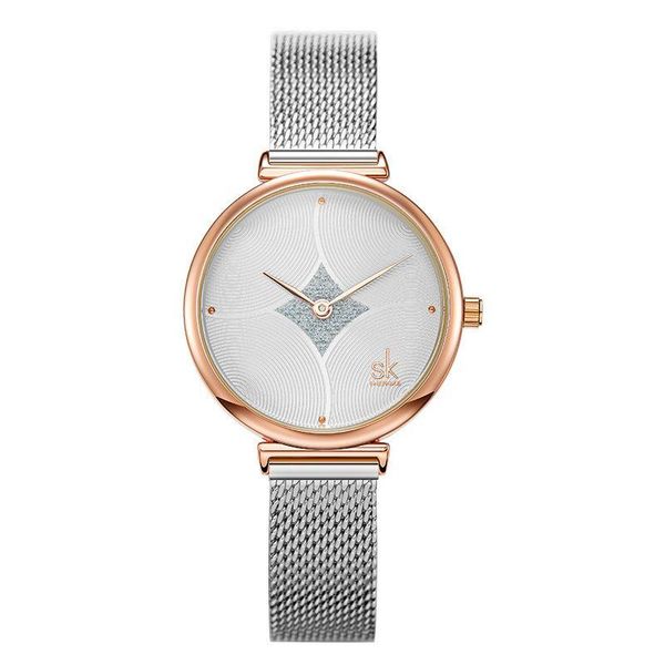 wristwatches student sports watch concept creative women's mesh band quartz stainless steel milan, Slivery;brown
wristwatches student sports watch concept creative women's mesh band quartz stainless steel milan, Slivery;brown
