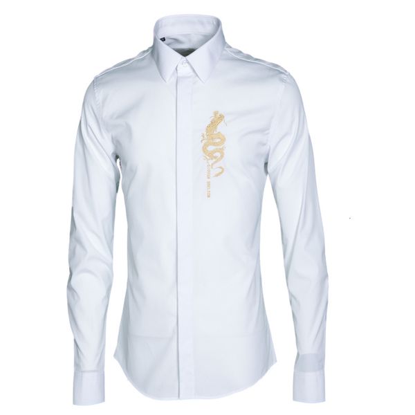 tee shirt shirt chemise homme brand gold loong embroider shirt men casual long sleeve slim fit mens shirts plus size 4xl, White;black
tee shirt shirt chemise homme brand gold loong embroider shirt men casual long sleeve slim fit mens shirts plus size 4xl, White;black