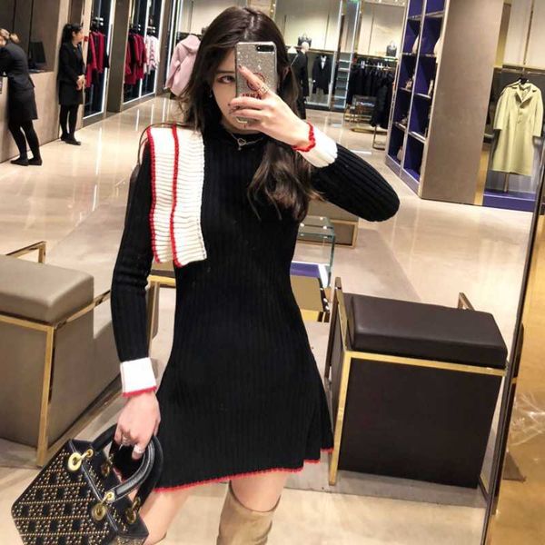 fashion elegant knitted sweater mini dress autumn winter women knit bodycon ruffles pullover es 210526, Black;gray
fashion elegant knitted sweater mini dress autumn winter women knit bodycon ruffles pullover es 210526, Black;gray