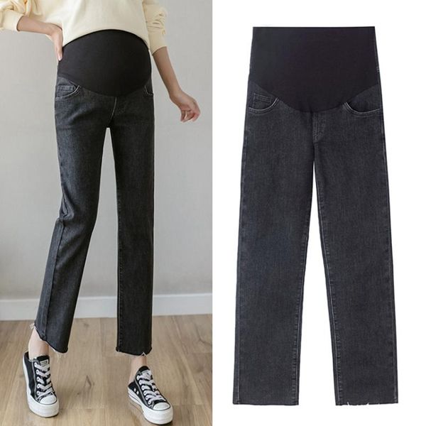 maternity jeans fashion loose straight pants spring and autumn high waist stomach lift bottoms, White
maternity jeans fashion loose straight pants spring and autumn high waist stomach lift bottoms, White