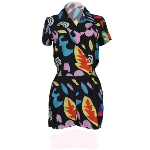 women's jumpsuits & rompers 2021 summer playsuit casual loose short-sleeved belt painted jumpsuit v-neck daily office elegance, Black;white
women's jumpsuits & rompers 2021 summer playsuit casual loose short-sleeved belt painted jumpsuit v-neck daily office elegance, Black;white