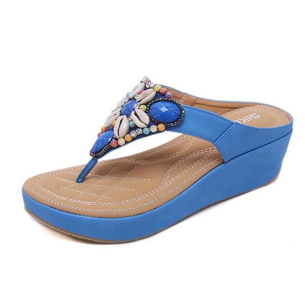 slippers women's shoes 2021 summer ethnic style thailand travel beach bohemian beaded retro slope with large size, Black
slippers women's shoes 2021 summer ethnic style thailand travel beach bohemian beaded retro slope with large size, Black