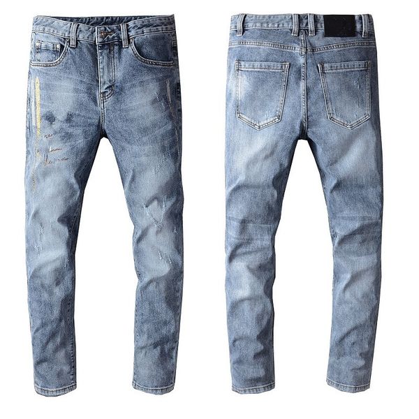 latest listing design mens jeans gray good quality designer spray paint spliced ripped high street destroyed denim trousers us size w28-w40, Blue
latest listing design mens jeans gray good quality designer spray paint spliced ripped high street destroyed denim trousers us size w28-w40, Blue