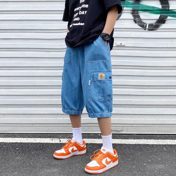 men's jeans summer casual blue original high-quality oversized jogging wide-leg pants brand lace-up high-waist shorts
men's jeans summer casual blue original high-quality oversized jogging wide-leg pants brand lace-up high-waist shorts