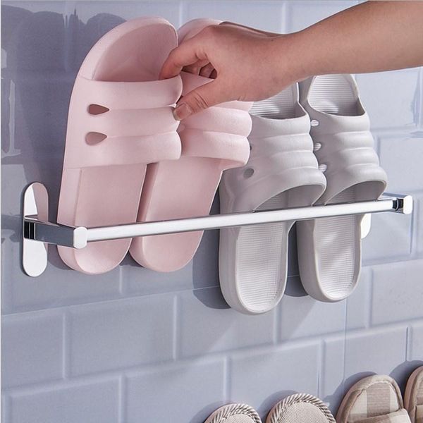clothing & wardrobe storage bathroom slippers wall-mounted non-perforated toilet stainless steel hanging rack home
clothing & wardrobe storage bathroom slippers wall-mounted non-perforated toilet stainless steel hanging rack home