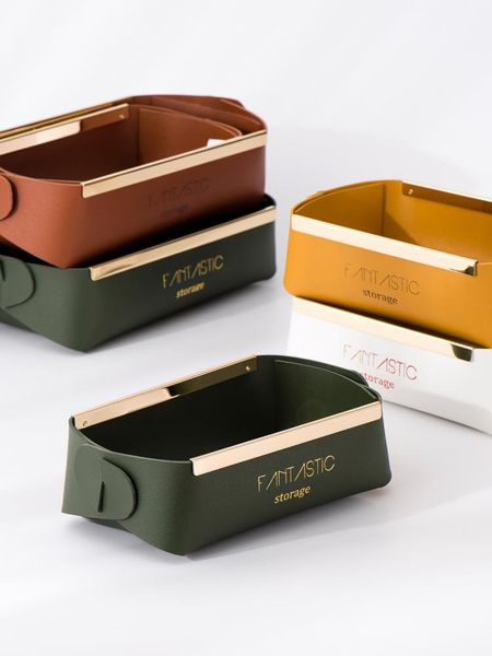 nordic bathroom organizer pu leather jewelry storage plate sundry tray vanity trinket rangement salle de bain boxes & bins
nordic bathroom organizer pu leather jewelry storage plate sundry tray vanity trinket rangement salle de bain boxes & bins