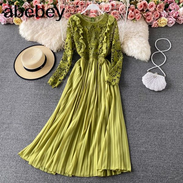 casual dresses neploe elegant lace patchwork hollow out dress women high waist hip a line long vestidos spring o neck sleeve pullover robe, Black;gray
casual dresses neploe elegant lace patchwork hollow out dress women high waist hip a line long vestidos spring o neck sleeve pullover robe, Black;gray