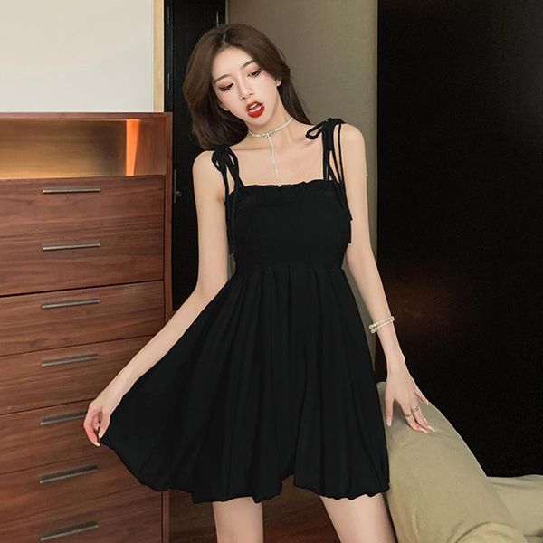 casual dresses temperament of the summer in 2021, bud shoulders a word show thin waist french condole belt dress, Black;gray
casual dresses temperament of the summer in 2021, bud shoulders a word show thin waist french condole belt dress, Black;gray