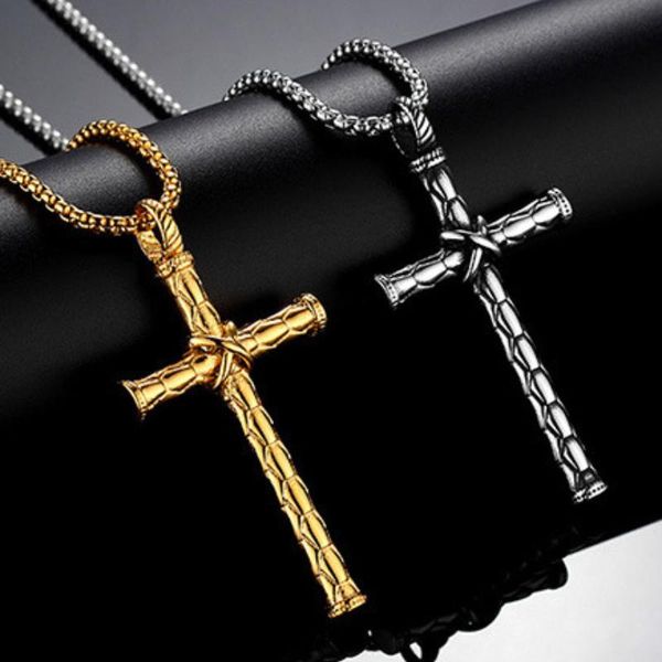 hip hop classic fashion double sided cross stainless steel pendant girl short long chain necklaces jewelry for women/men, Silver
hip hop classic fashion double sided cross stainless steel pendant girl short long chain necklaces jewelry for women/men, Silver