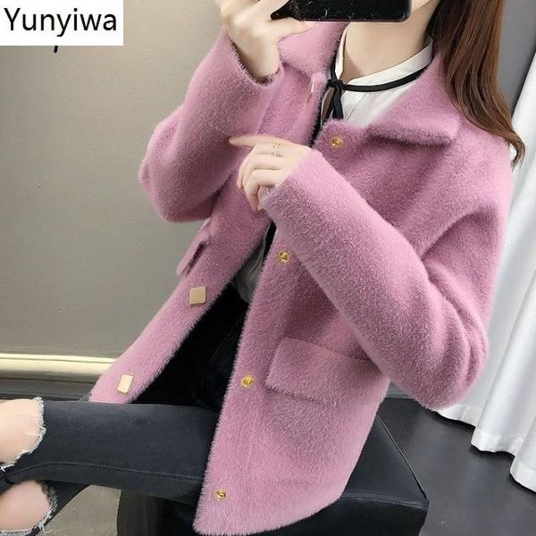 women's jackets fashion chic exquisite button soft coat autumn winter korean loose knitted cardigans women 2021 double pockets jacket, Black;brown
women's jackets fashion chic exquisite button soft coat autumn winter korean loose knitted cardigans women 2021 double pockets jacket, Black;brown