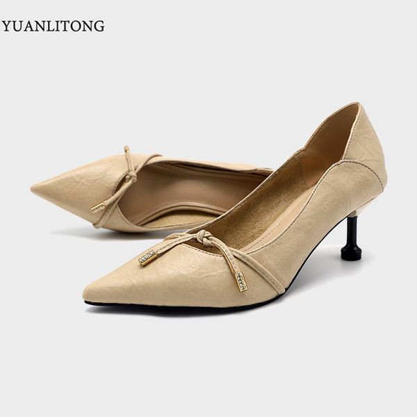 luxury dress shoes 2021 women's korean bow shallow mouth high pu pointed thin heel sho, Black
luxury dress shoes 2021 women's korean bow shallow mouth high pu pointed thin heel sho, Black