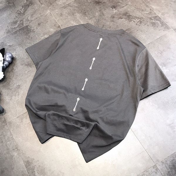 2021 summer new kljiachao loose casual round neck t-shirt cement grey cross embroidered couple short sleeves, White
2021 summer new kljiachao loose casual round neck t-shirt cement grey cross embroidered couple short sleeves, White