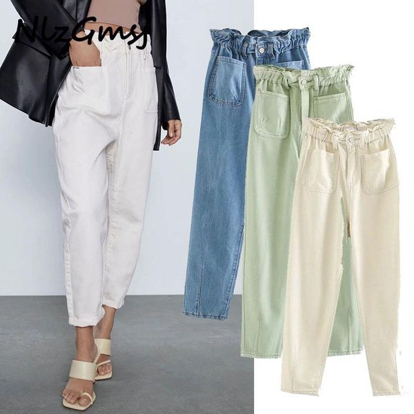 women's jeans nlzgmsj ins blogger high street vintage washed mom woman waist loose for women boyfriend, Blue
women's jeans nlzgmsj ins blogger high street vintage washed mom woman waist loose for women boyfriend, Blue