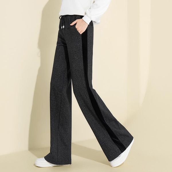 women's pants & capris women winter warm high waist wide leg elasticated pencil casual elastic knitted korean trousers, Black;white
women's pants & capris women winter warm high waist wide leg elasticated pencil casual elastic knitted korean trousers, Black;white