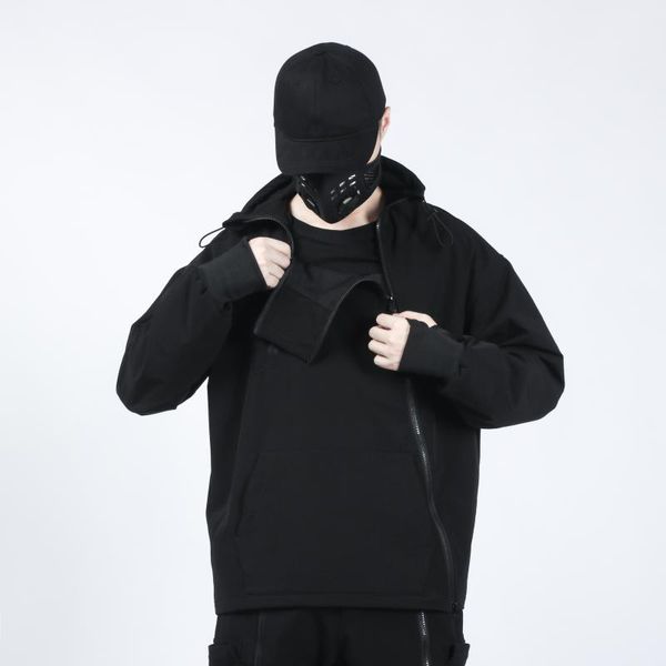 men's jackets jacket silenstorm long neck light techwear streetwear ninjawear aesthetic futuristic, Black;brown
men's jackets jacket silenstorm long neck light techwear streetwear ninjawear aesthetic futuristic, Black;brown