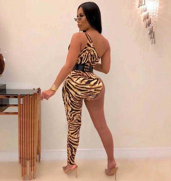 women's jumpsuits & rompers beyprern tiger skin printed one legged jumpsuit womens shoulder body overalls whol q8wn, Black;white
women's jumpsuits & rompers beyprern tiger skin printed one legged jumpsuit womens shoulder body overalls whol q8wn, Black;white