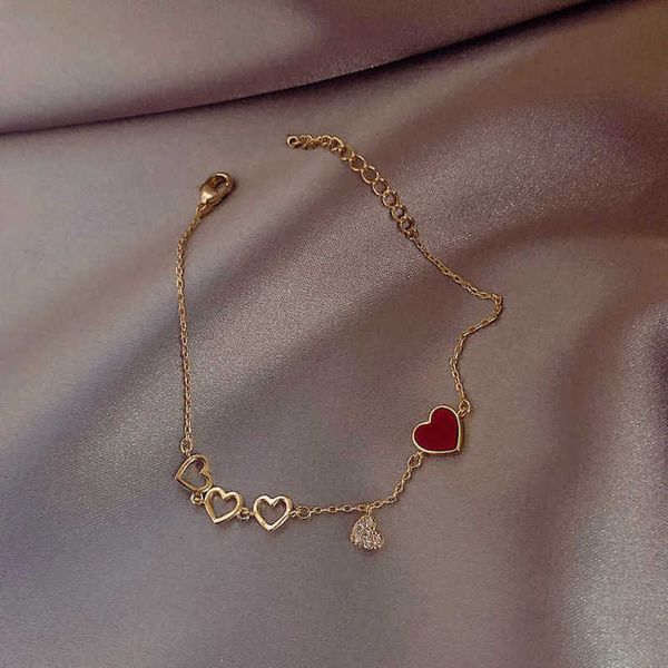 south korea sweet oil drop love pendant bracelet peach heart bracelet female personality versatile student exquisite zircon jewelry trend, Golden;silver
south korea sweet oil drop love pendant bracelet peach heart bracelet female personality versatile student exquisite zircon jewelry trend, Golden;silver