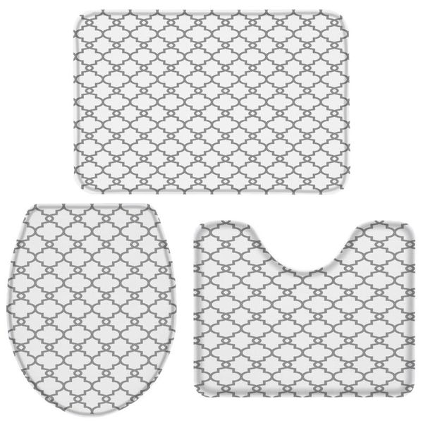 bath accessory set 3 pieces bathroom moroccan white black toilet cover mat pedestal rug non-slip
bath accessory set 3 pieces bathroom moroccan white black toilet cover mat pedestal rug non-slip