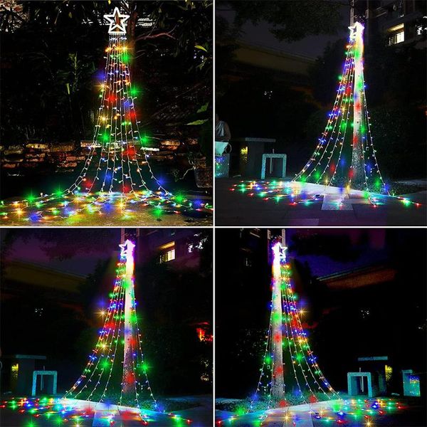 strings outdoor christmas lights led solar waterproof star festoon light for xmas garden wedding layout decor 8 memory lighting mode
strings outdoor christmas lights led solar waterproof star festoon light for xmas garden wedding layout decor 8 memory lighting mode