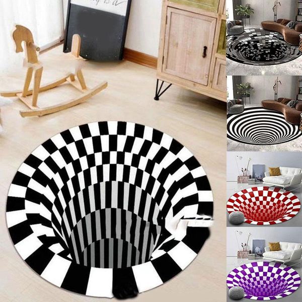 round carpets for living room simple black&white 3d stereo vision carpet anti-skid area rugs luxury home bedroom floor mat
round carpets for living room simple black&white 3d stereo vision carpet anti-skid area rugs luxury home bedroom floor mat