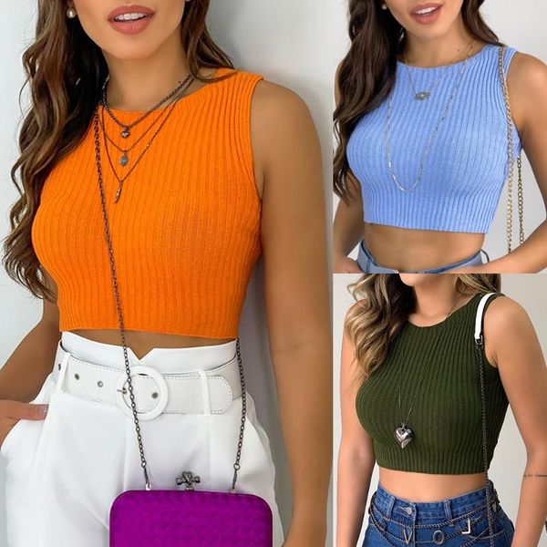 women's tanks & camis 2021 european and american summer fashion wrapped knitted sweater sleeveless slim short navel bare vest women, White
women's tanks & camis 2021 european and american summer fashion wrapped knitted sweater sleeveless slim short navel bare vest women, White