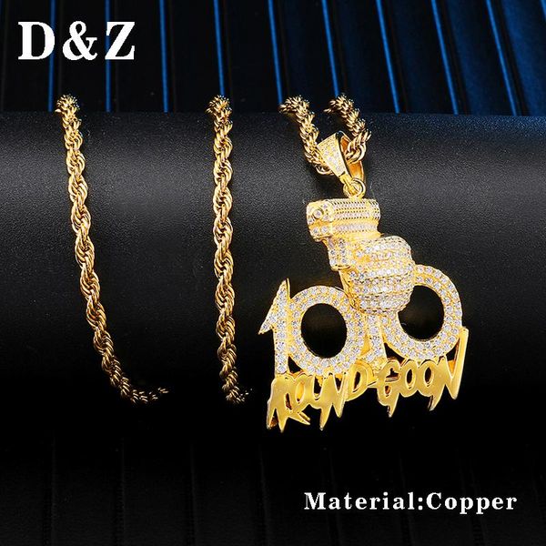 pendant necklaces d&z hip hop micro pave cubic zircon number 100 with gun shape pendants for male rock&roll jewelry, Silver
pendant necklaces d&z hip hop micro pave cubic zircon number 100 with gun shape pendants for male rock&roll jewelry, Silver
