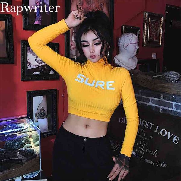 skinny ribbed turtleneck long sleeve crop t-shirt women fall winter harajuku tee shirt aesthetic clothes 210510, White
skinny ribbed turtleneck long sleeve crop t-shirt women fall winter harajuku tee shirt aesthetic clothes 210510, White